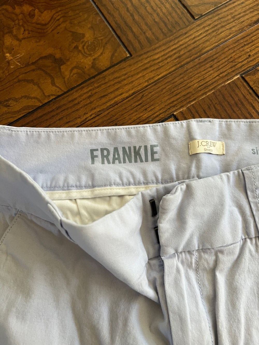J. Crew light blue Bermuda Shorts Tailored Cotton Blend - Picture 4 of 5